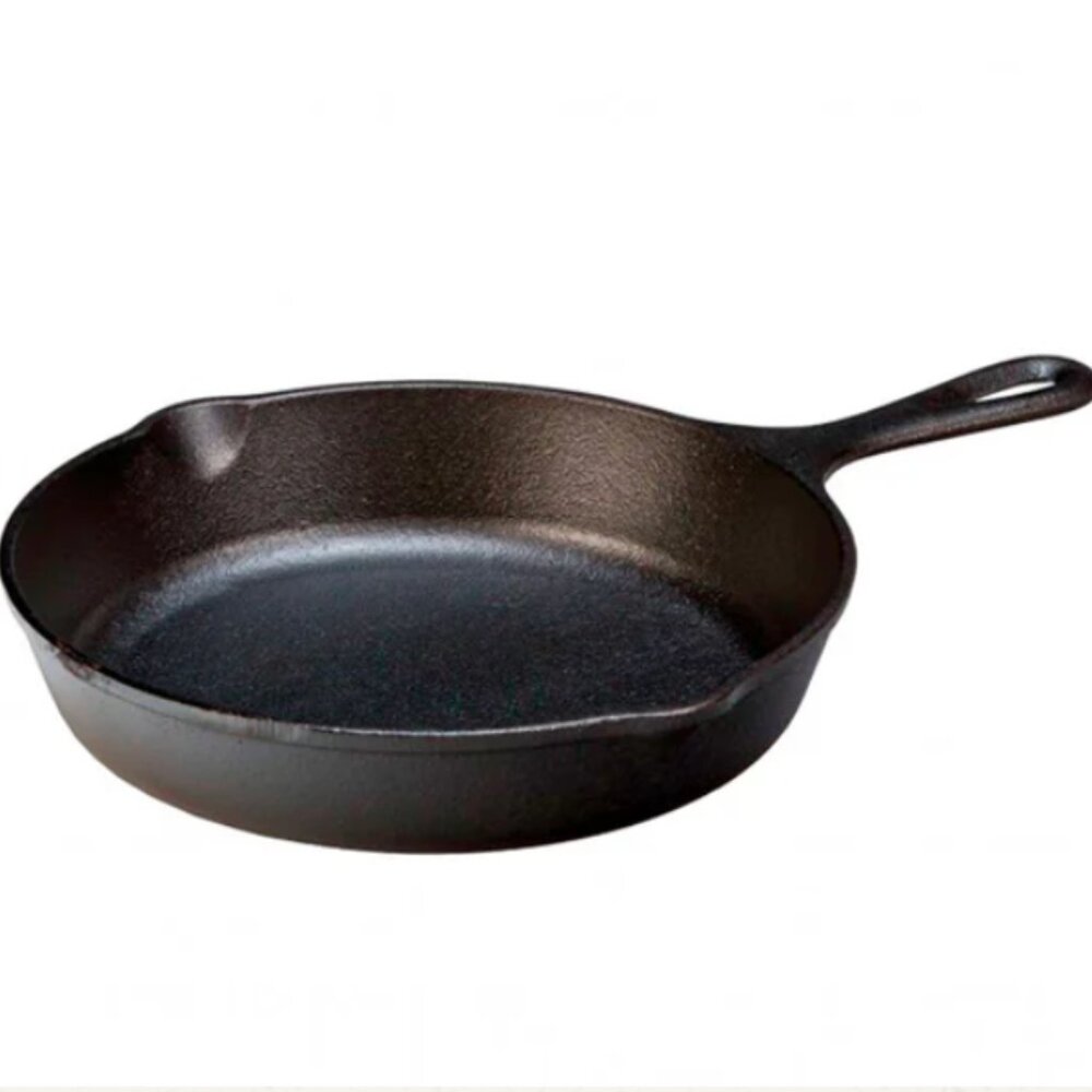 LODGE - Cast Iron Skillet 8" 1.75" H, 8" dia. - SEASONED & READY